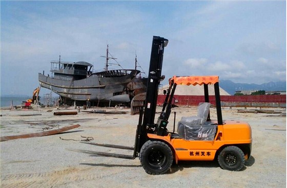 南澳造船廠采購杭州叉車案例