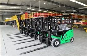 杭州叉車交付鋰電池叉車&mdash;&mdash;順豐集團(tuán)（煙臺(tái)站）3