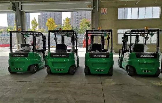 杭州叉車交付鋰電池叉車&mdash;&mdash;順豐集團(tuán)（煙臺(tái)站）5
